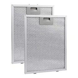 1pcs 305X267X9mm Cooker Hood Filters Stainless Steel Metal Mesh Extractor Vent Filter Exhaust Fans Home Kitchen Ventilators