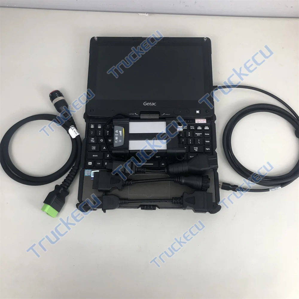 troubleshoot for vocom 2 interface commercial vehicle construction equipment industrial engine Tech tool diagnostic software lap
