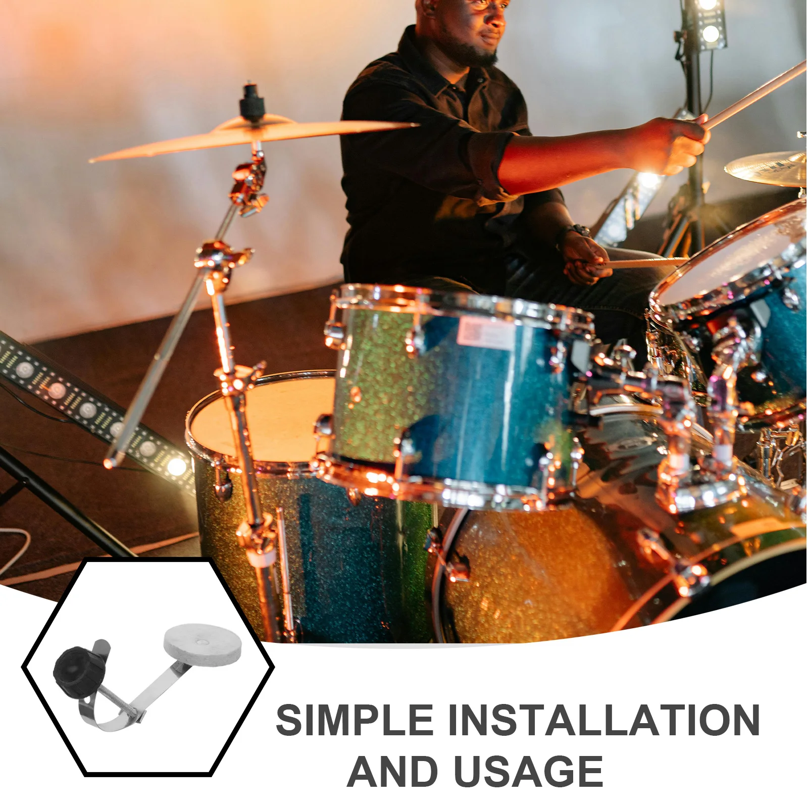 

Snare Drum Tone Mute For Drums Damper Bass Dampener Drum Accessories Mute For Drums