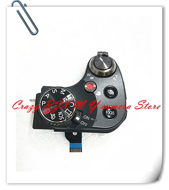 

Repair Parts For Panasonic Lumix FZ72 FZ70 DMC-FZ72 DMC-FZ70 Top Case Cover Shutter Button Mode Dial Power Switch Ass'y VYK6P04