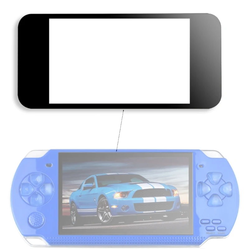 Top Surfaces Glass Protector Crystal Clears Shield for Console Display Simple Installation ABS for 2DS XL/LL