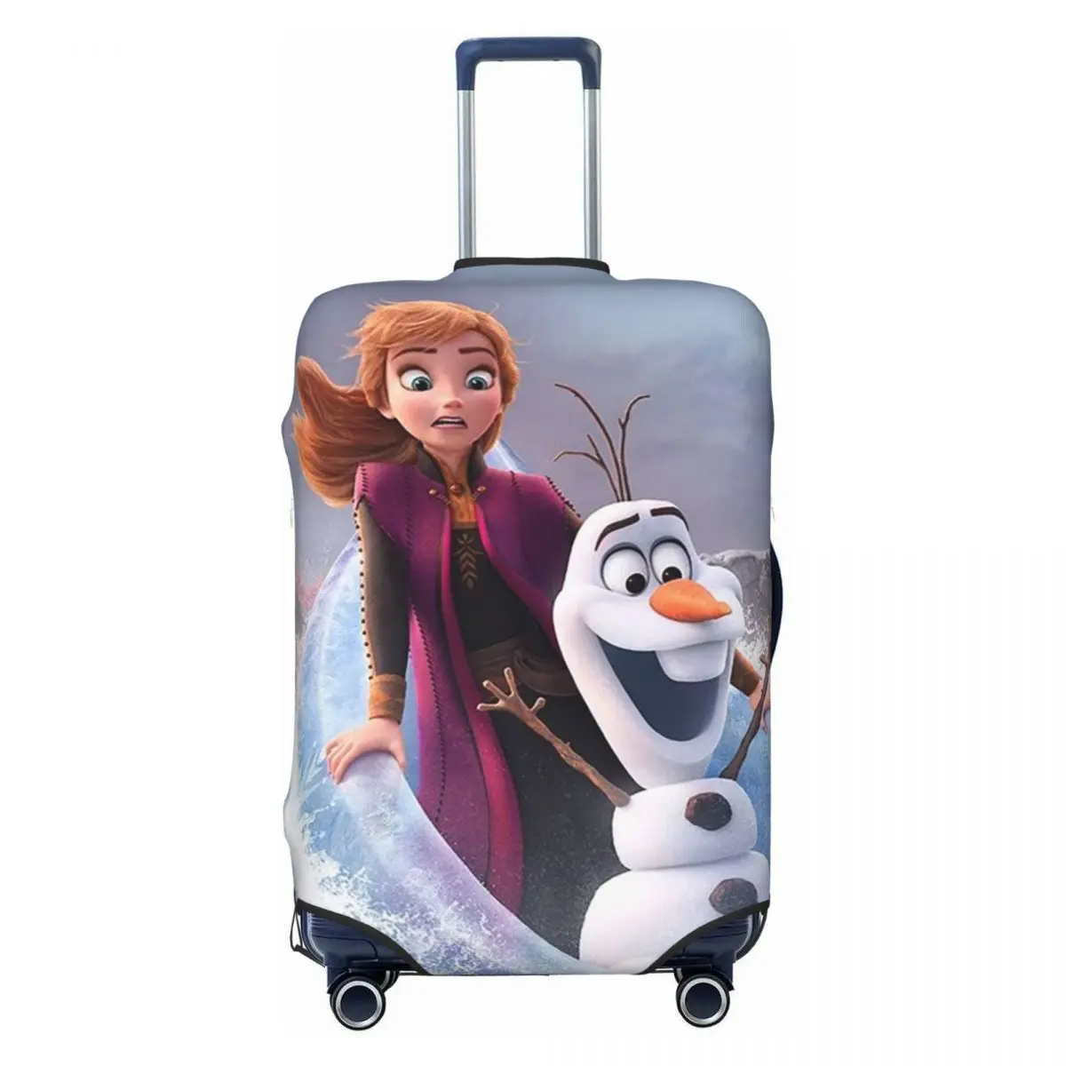 

Animated Movie Frozen Olaf Travel Luggage Cover Dust Proof Cartoon Suitcase Cover Protector Fit 18-32 Inch