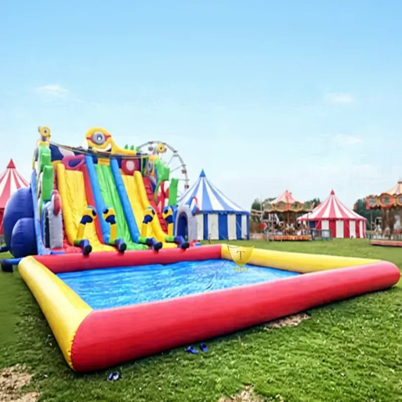 Custom Octopus Slides Inflatable Adventure PVC Material CE Certified High Capacity Home & Commercial Use 5+ Year Warranty