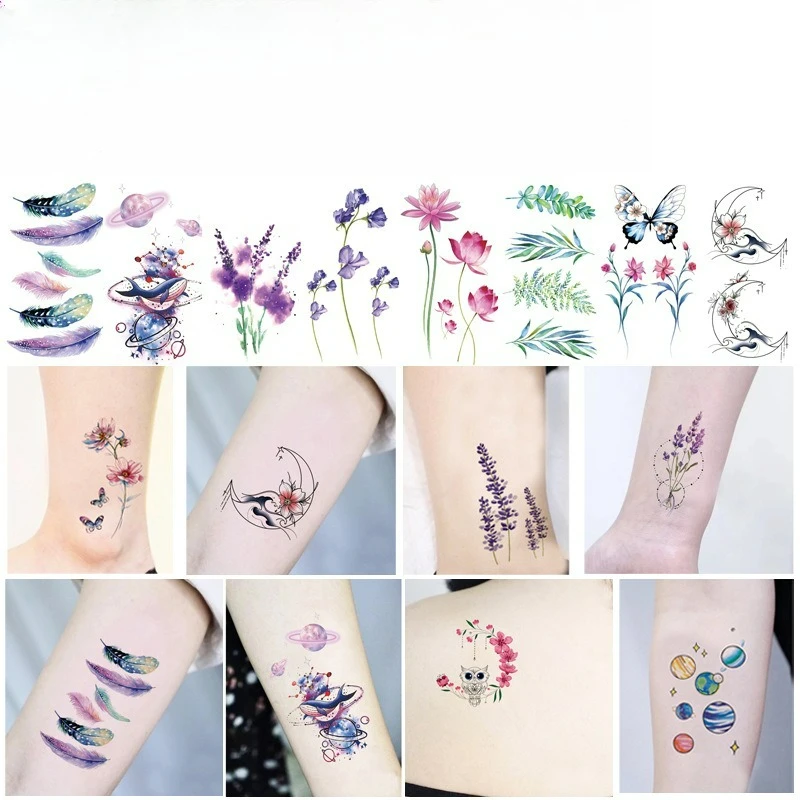 

5pcs/set Tattoo sticker waterproof, Harajuku Korean version Fake Tattoo