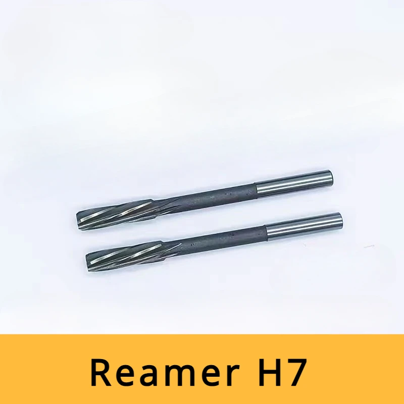 3-20mm HSS Spiral Flute Machine Reamer H7 Straight Shank Drilling Wood Aluminum Copper Deburring Chucking Plumbing Tools