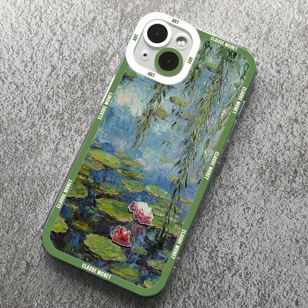 Claude Monet Art Phone Case For Samsung Galaxy S10 S20 S21 S22 S23 S24 FE Plus Ultra Note 20 Soft Cover