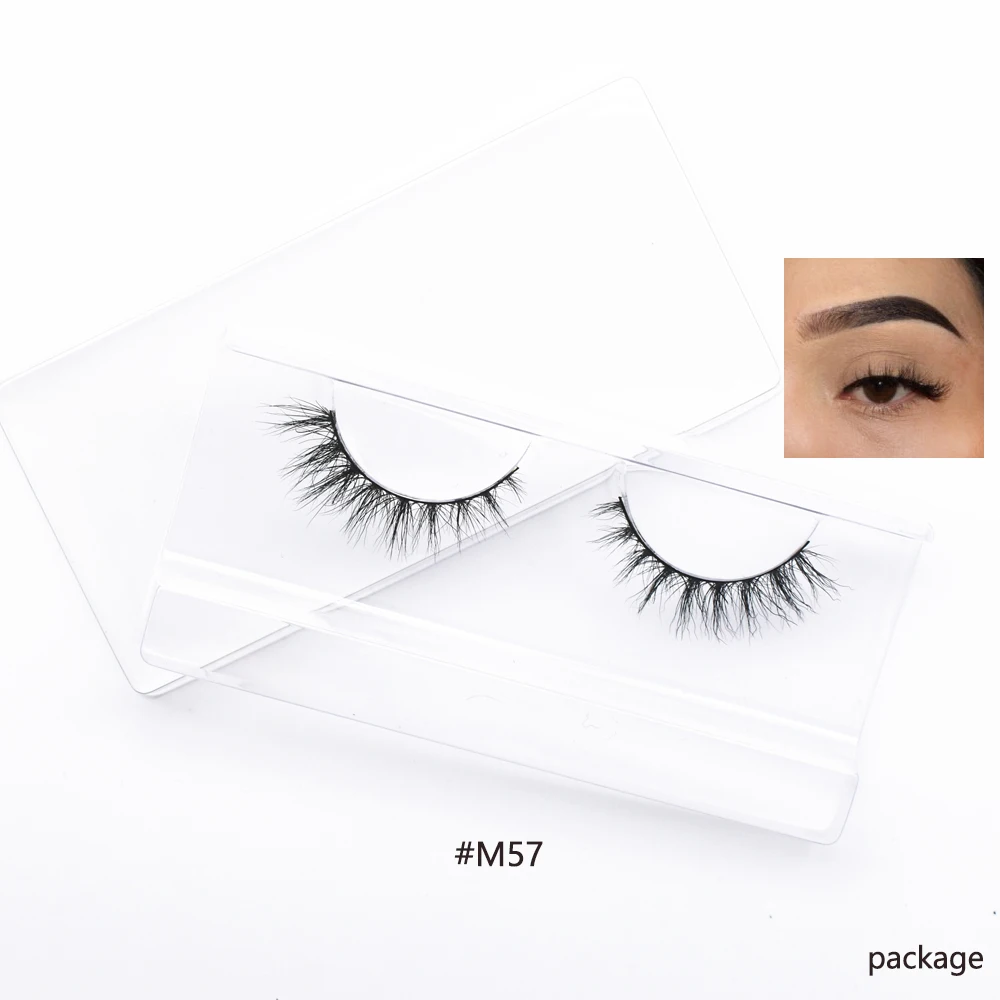 3D Nerz 15mm Wimpern Nerz Wimpern Natürliche Lange Kreuzmuster Nerz Wimpern Tierversuchsfreie Handgemachte Falsche Wimpern Make-Up Nerz Wimpern