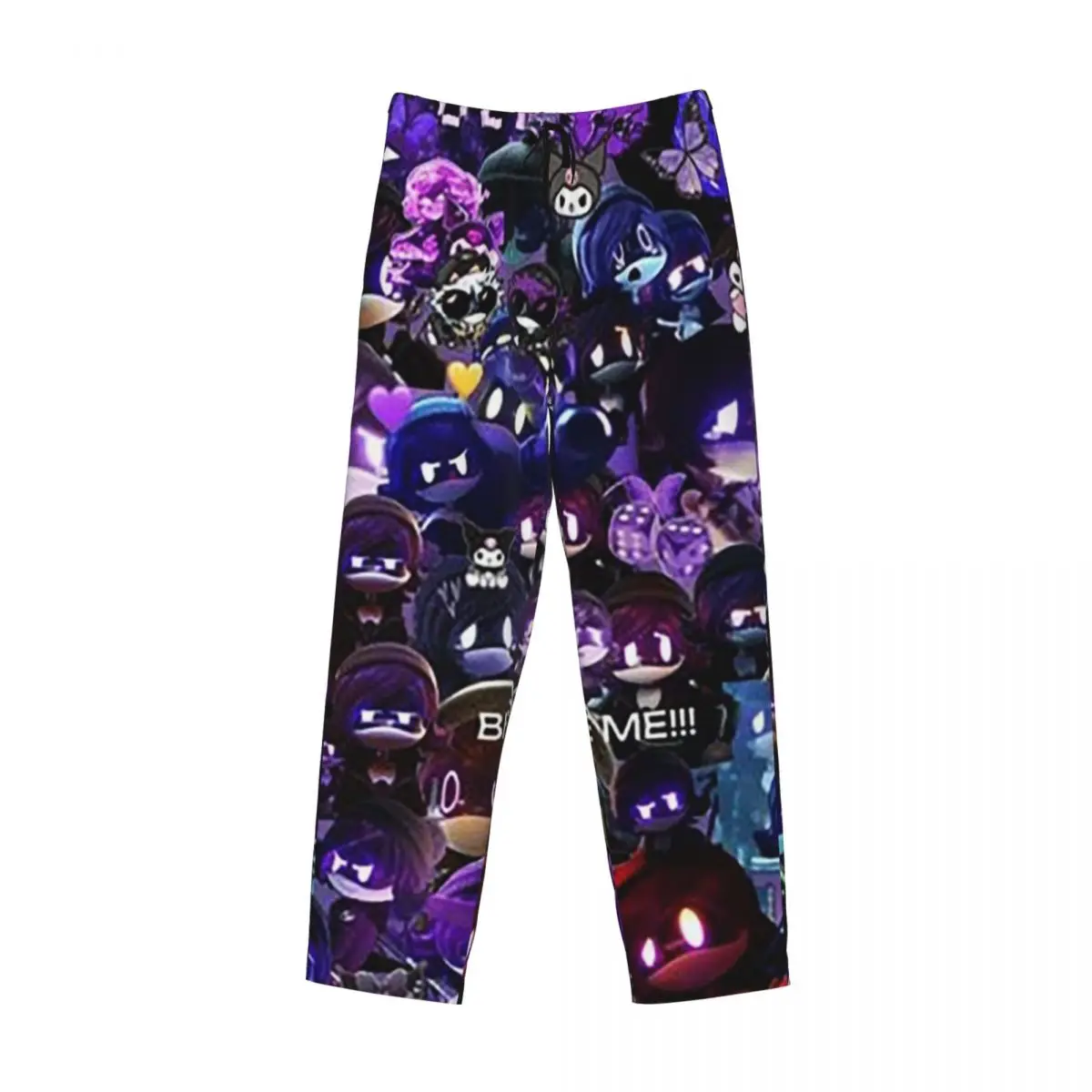 

Custom Murder Drones Uzi Collage Pajama Pants Men Sleepwear Sleep Lounge Bottoms with Pockets