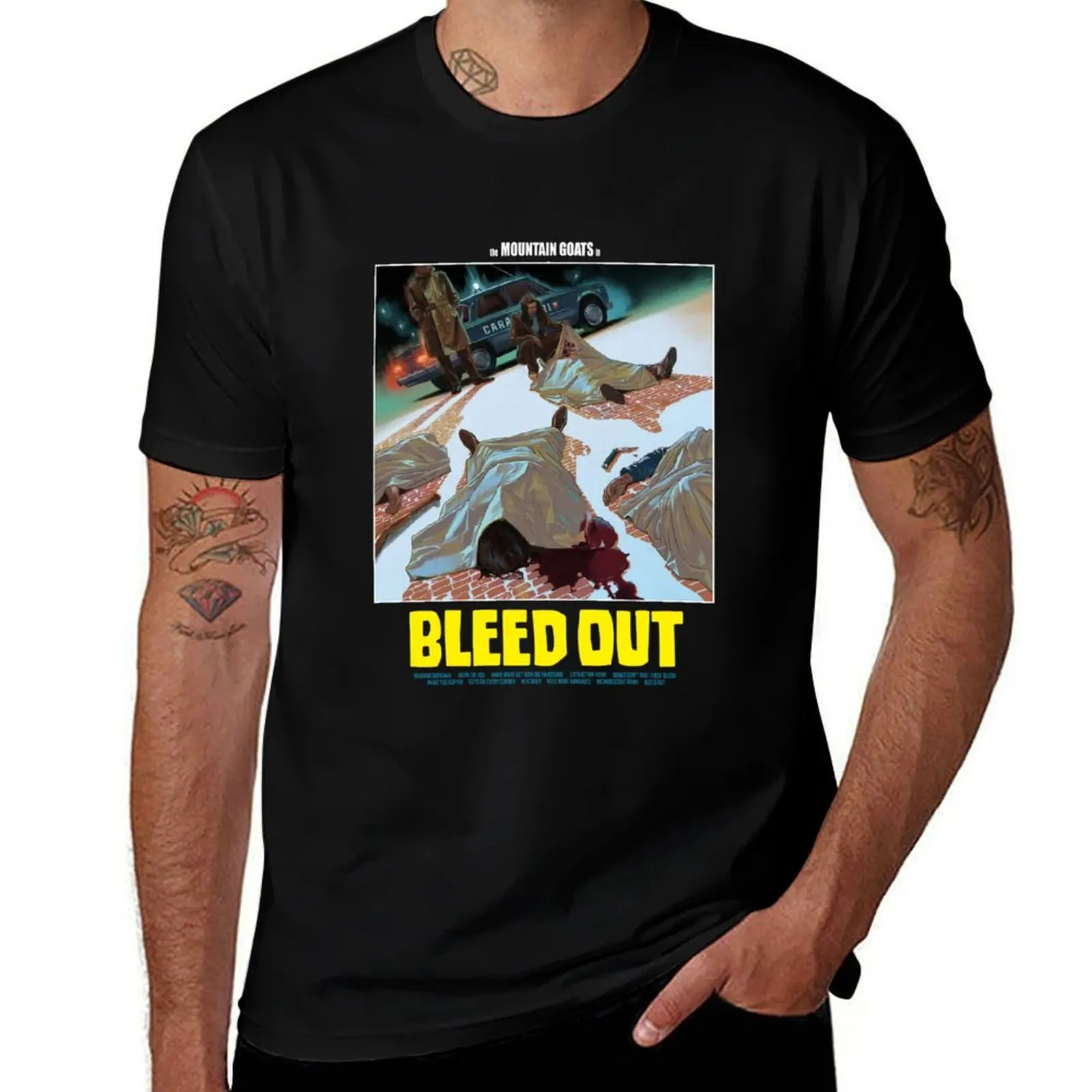 Bleed Out Album T-Shirt t shirts for man cotton soft T-Shirt