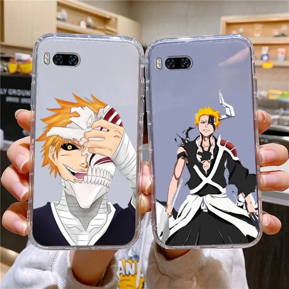 B-bleach K-kurosaki I-Ichigo Phone Case For Huawei Mate P10 P20 P30 P40 P50 Smart Z Honor 50 60 70 Pro Lite Transparent Case