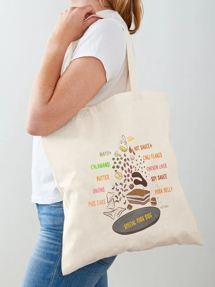 

SPECIAL SISIG FILIPINO Tote Bag university shopper bag Gift bag ecological bags Women's tote