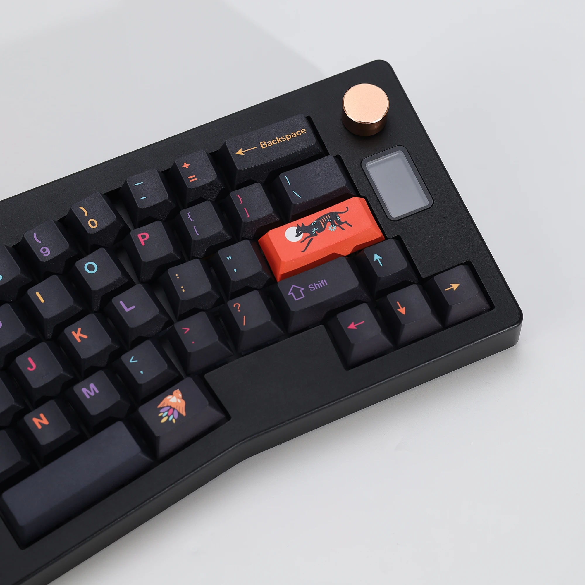 KBDiy Clone GMK Keycaps Retro GMK Mictlan Cherry Profile PBT ISO Keycap für magnetische Schalter 60 Gaming Mechanical Keyboard KIT – Detail 14