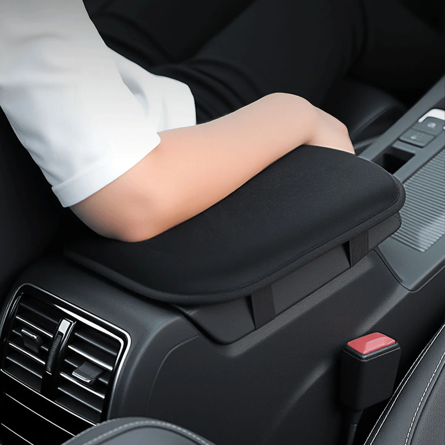 

Подушка-усилитель для подлокотника автомобиля, мягкая подставка для увеличения высоты, удобный универсальный чехол для консольного подлокотника