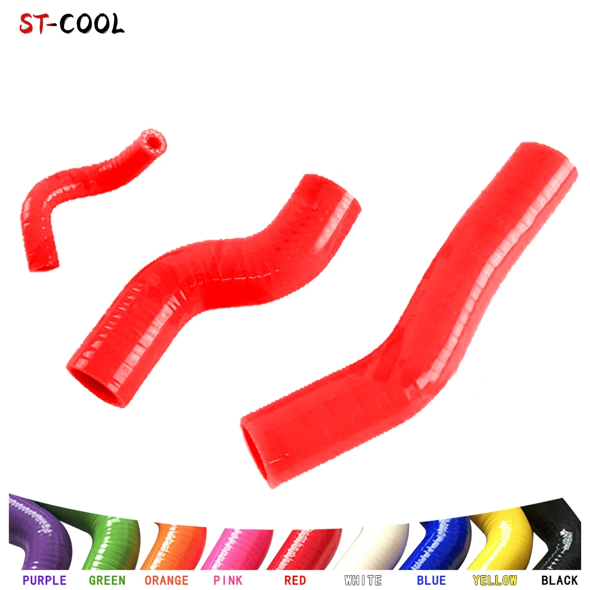 For Husqvarna Nuda900 Nuda 900 R 900R 2012+ 2013 2014 2015 2016 Radiator Coolant Hoses Kit Silicone Tubes 3Pcs 10 Colors