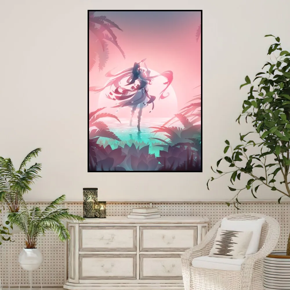 Genshin Impact Kaedehara Kazuha Poster Small Prints Wall Painting Bedroom Living Room Wall Sticker Office