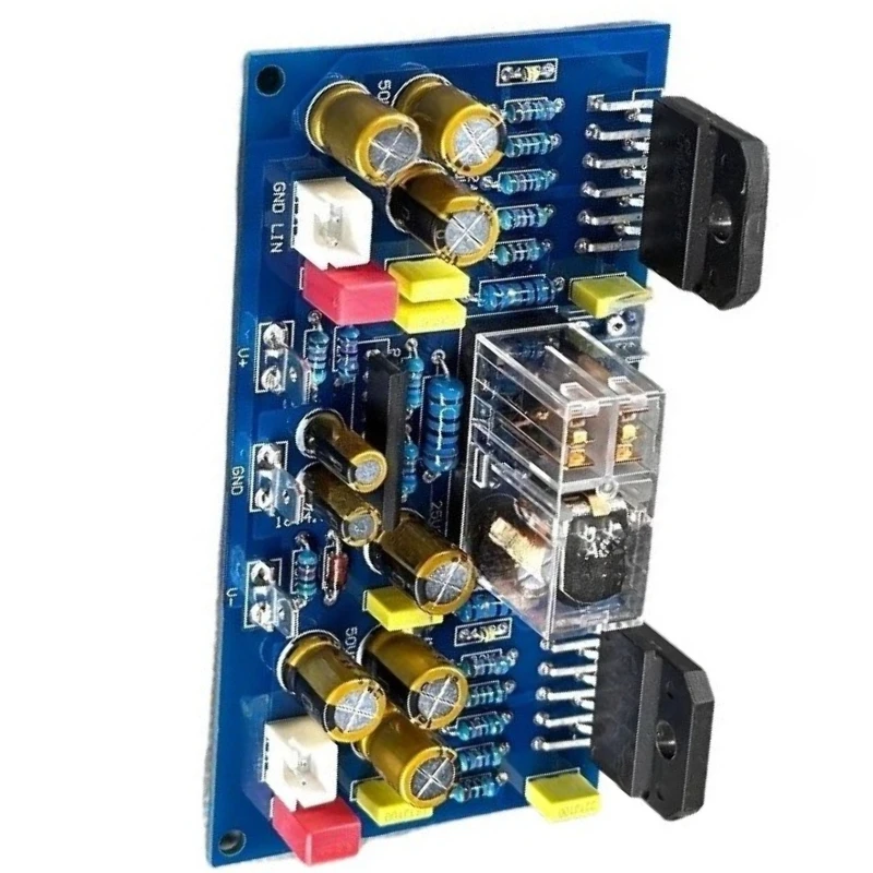 Suitable for Circuit LM3886 Dual Channel with Horn Protection Power Amplifier Board Loose Parts Finished PCB Empty Board