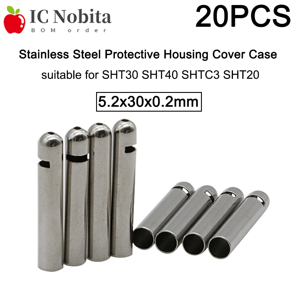 20PCS Stainless Steel Protective Housing Cover Case for SHT30 SHT40 SHTC3 SHT20 Temperature and Humidity Sensor Probe