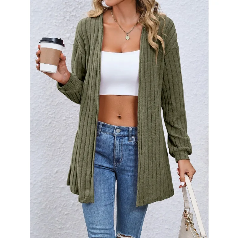 Cardigan Women Autumn/Winter 2023 Women\'s Elegant Slim Casual Cardigan Top