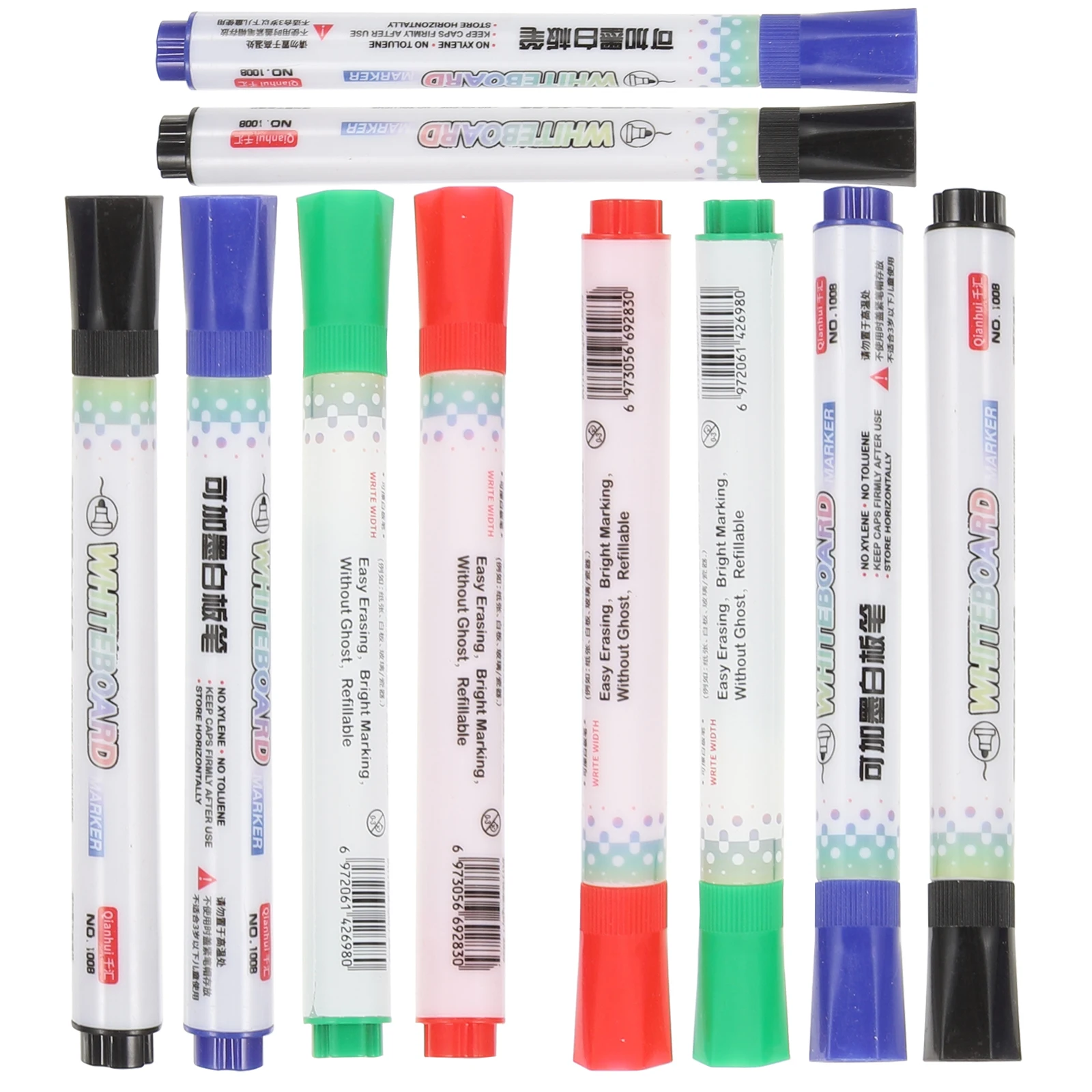 

20 Pcs Whiteboard Pen Erasable Markers for Dry Erase Pens Office Home Supplies Marking School Colored