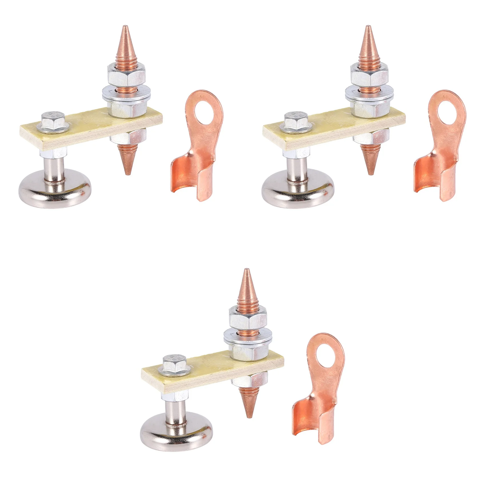 

AC88-Welding Magnet Head Tail Welding Stability - Strong Magnetism Large Suction.Single Absorbable Weight 3KG (3 Pcs)
