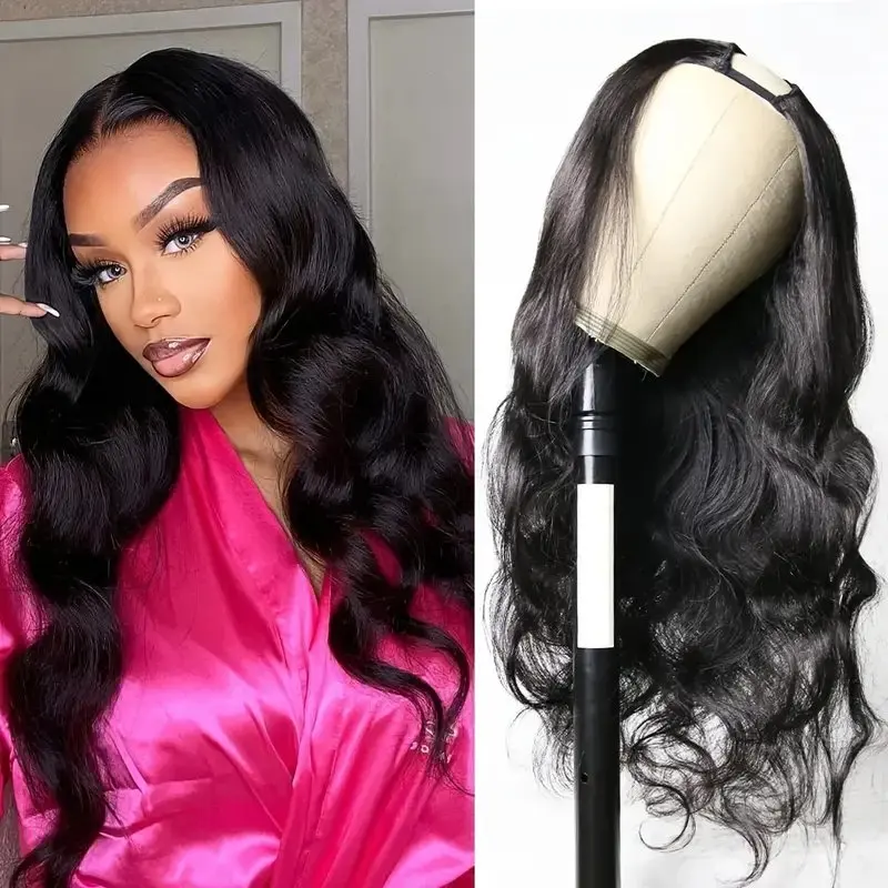 Rosabeauty 13X4 HD Front Human Hair 13X6 Body Wave Lace Frontal Wig Glueless Wig 250 Density Nature Color For Women