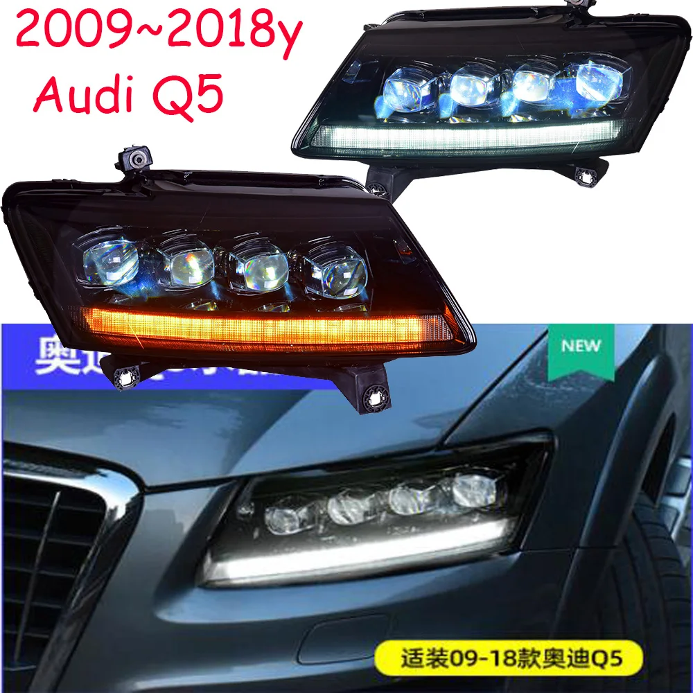 

Car bumper headlamp Aude Q5 headlight 2009~2018y LED DRL car accessories Aude Q5 light fog