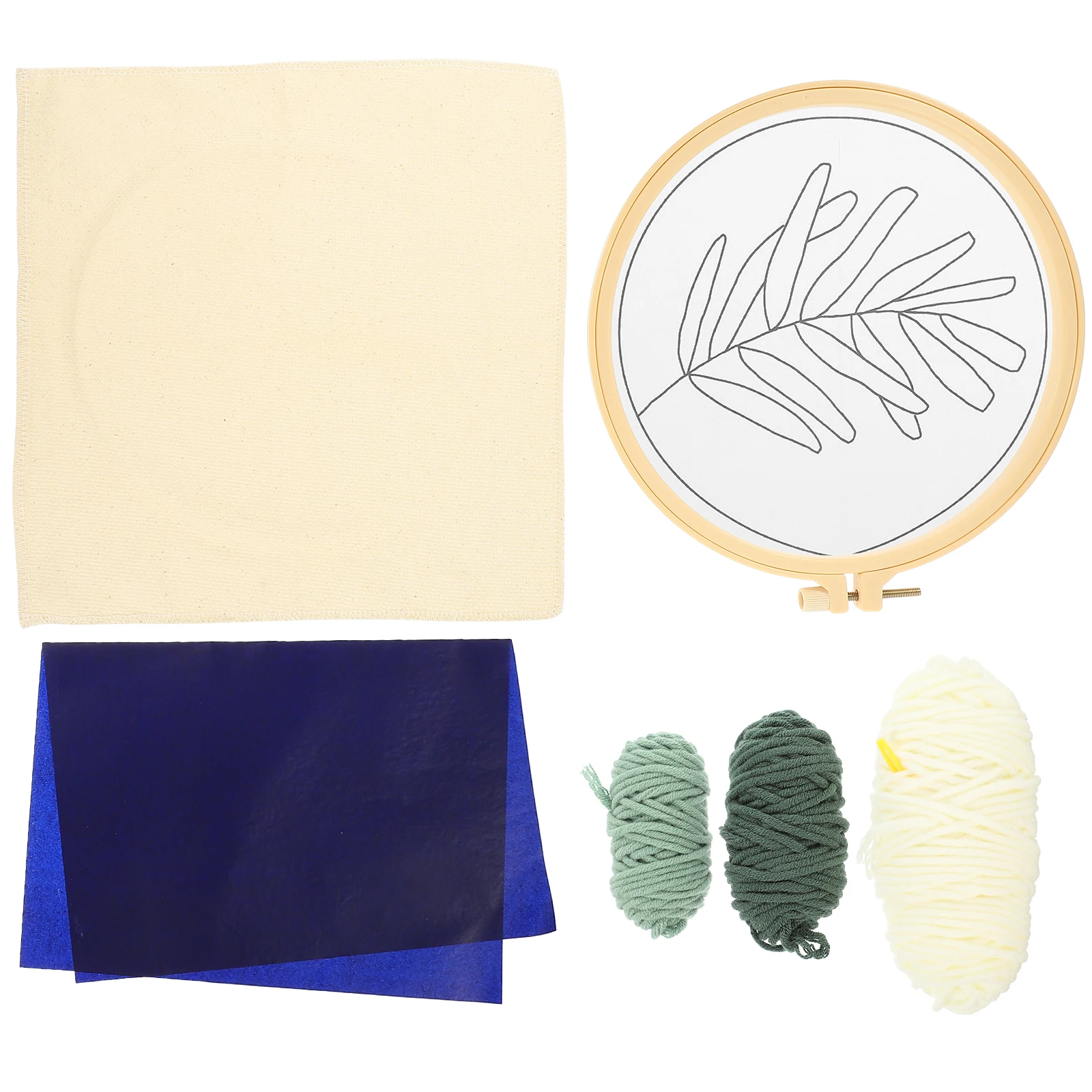 

1 Set Kids Embroidery Kit Light Weight Needlework Tools Art Stitchwork Supplies For Beginners Diy Cross-Stitches Sewing