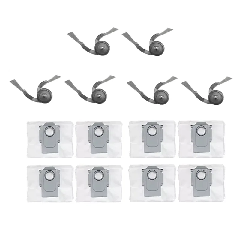 BAAN-мешок для пыли с боковой щеткой для Roborock Q10 PF/Q10 VF/Q7 M5/Q7 L5/Q7 TF/Q10 S5/Q10 X5/Q8 Max Pro+ Plus Вакуумные детали