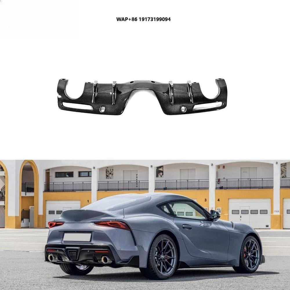

Carbon Fiber Rear Bumper Diffuser Lip for Supra A90 Coupe 2 Door 2019 - 2021