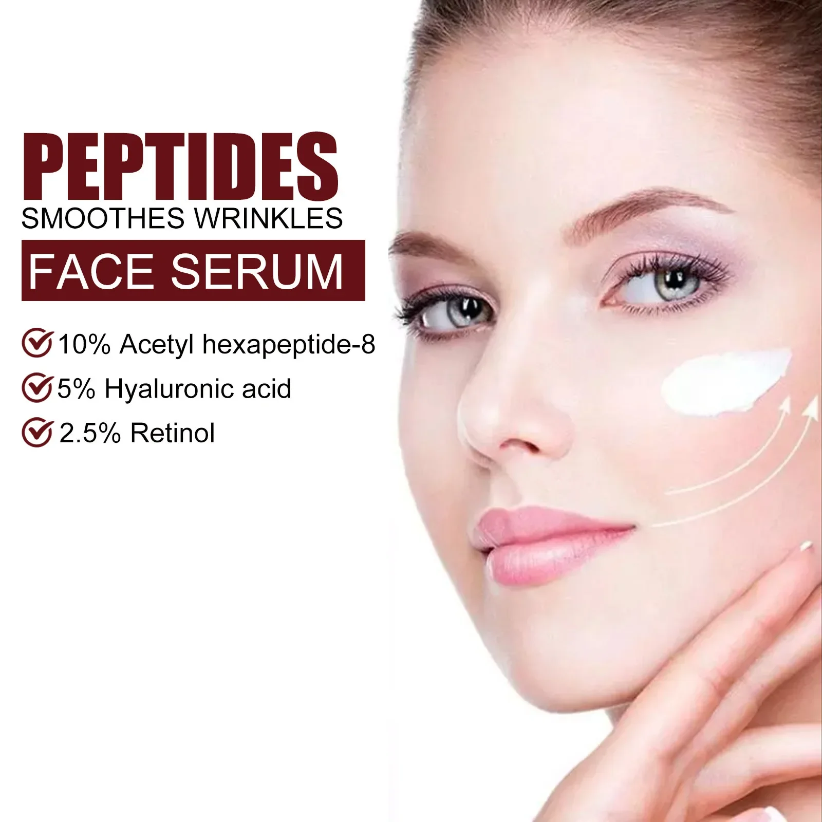 Peptide Face Cream Anti-Wrinkle Anti Aging Lift Firming Lighten Fine Lines Repair Whitening Moisturizer Facial Skin Care Product