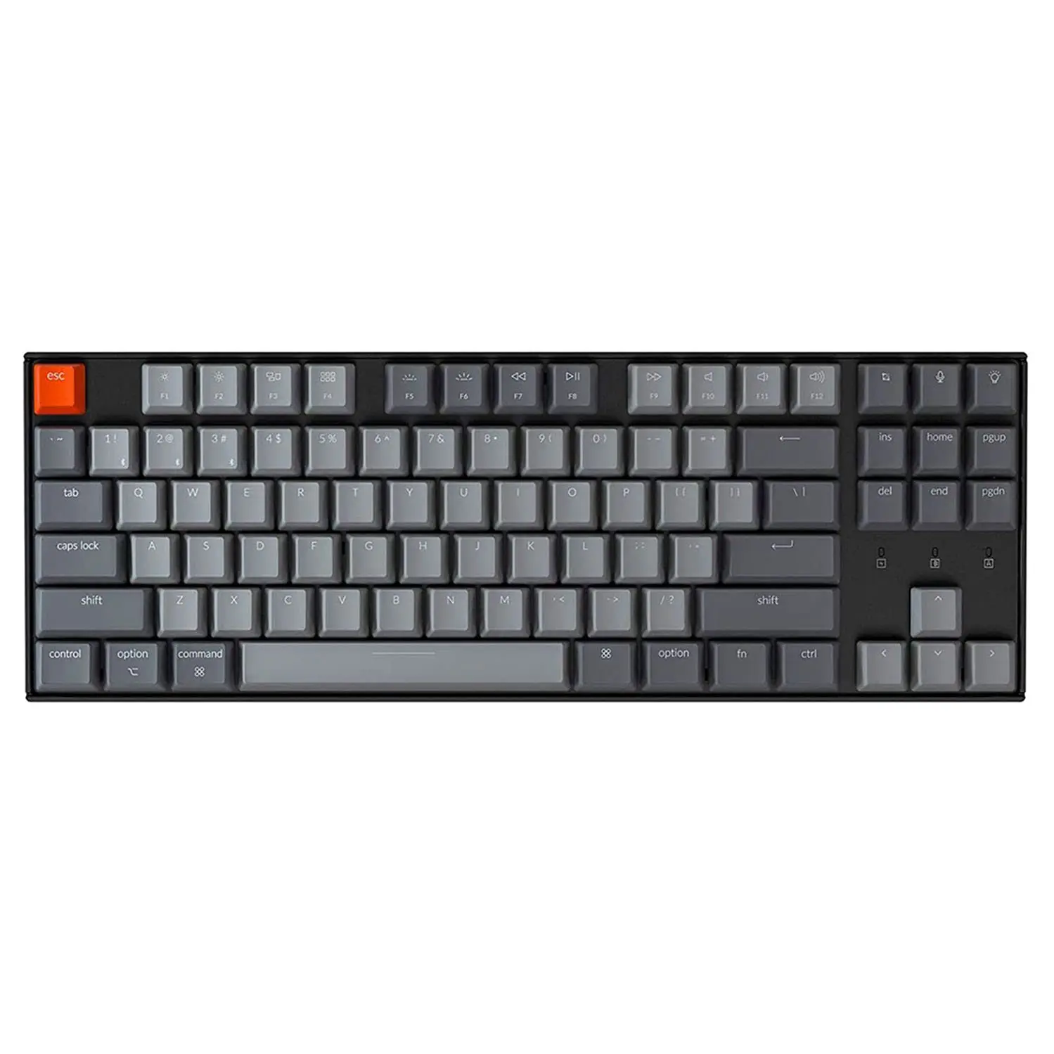 Wireless Mechanical Keyboard for Mac & Windows, RGB Backlight, Bluetooth 5.1, Tenkeyless Design with Gateron Brown Switches