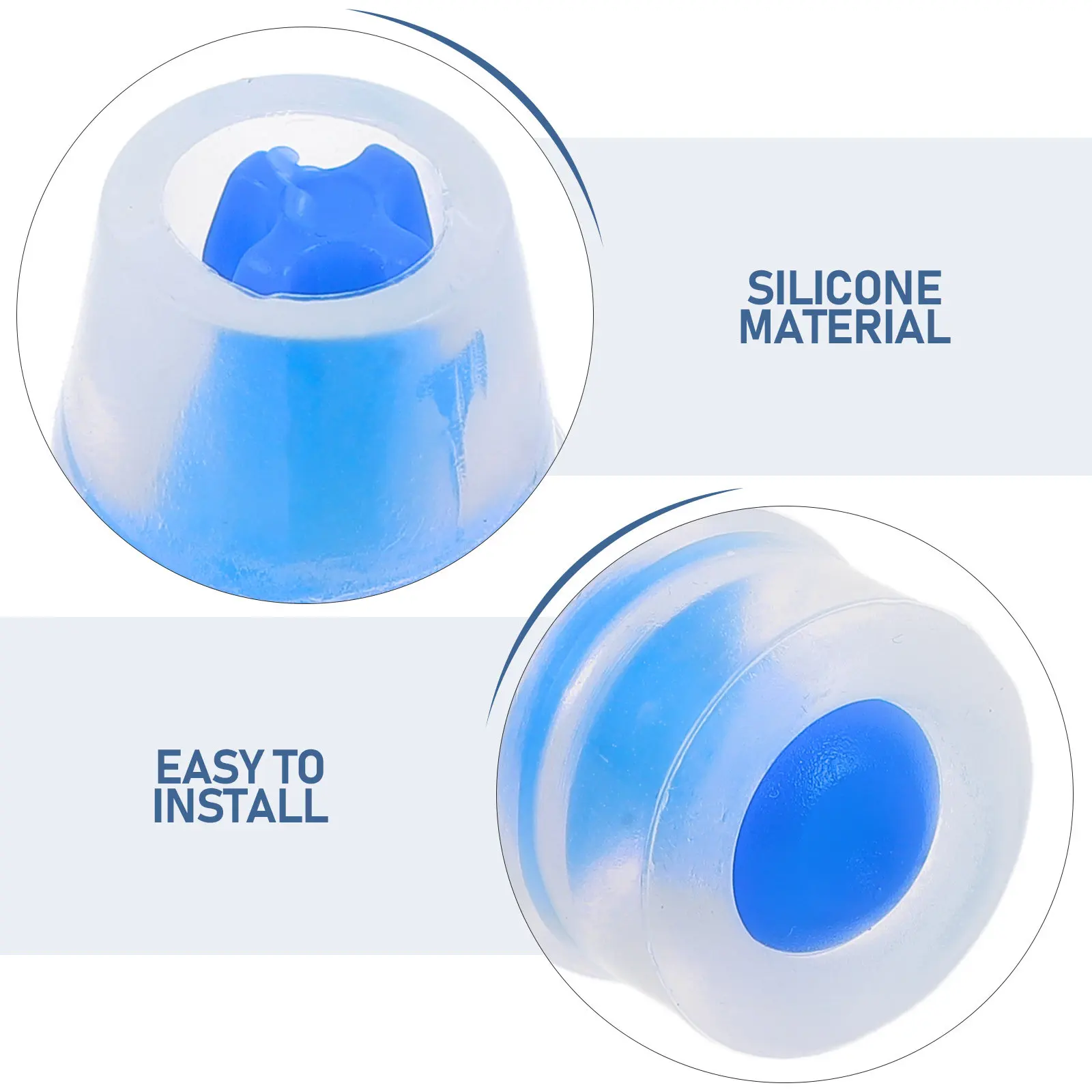 4Pcs Silicone Bite Valve Replacement for Water Bladder Leakproof Hydration Pack Mouthpiece Outdoor Cycling Hiking Running