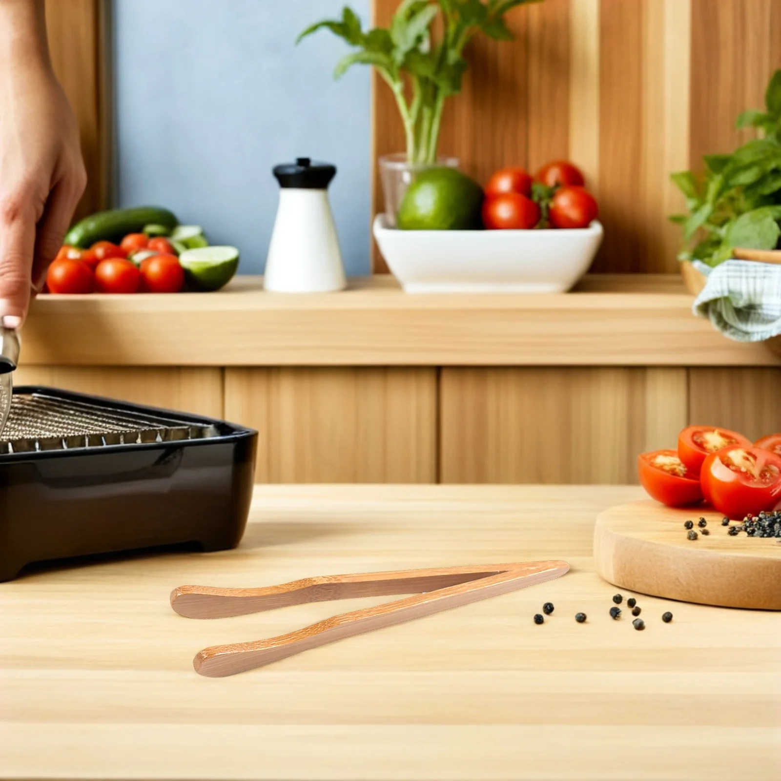 

4pcs Tea Clamp Set Heat Resistant Bakery Clamps For Kitchen Food Handling Tools Serving Cup Clip Bread Tongs Toast Clamps