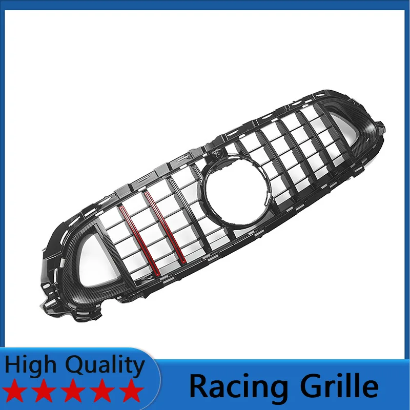 

For Mercedes-Benz E-Class W213 2021-2023 Year Racing Grille Front Bumper Grill Body Kit Accessories - B-R-A-B-U-S Style