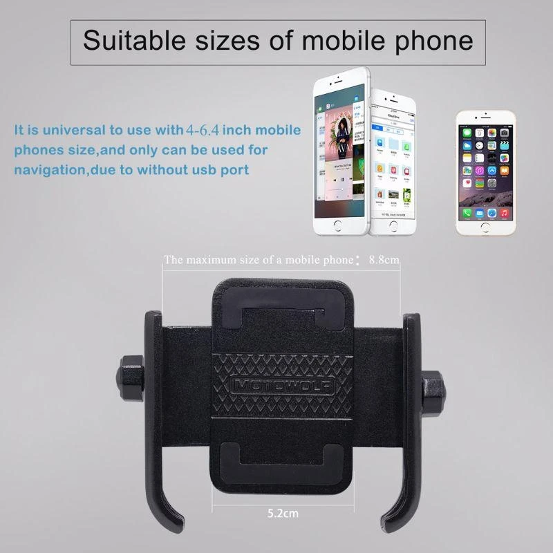 W89c велосипедный телефон Universal Bike Motorcycle Handlebar Clap Mount