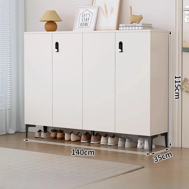 House Shoe Cabinet With Password Lock Living Room Cabinets Shoerack Shoe-shelf Organizers Storage Multipurpose Furniture