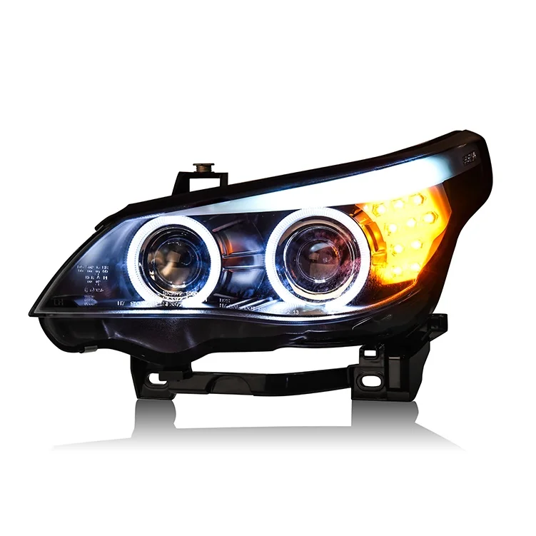 Automotive parts Auto Lighting System Front Headlamp Car Headlight For  E60 2003-2006