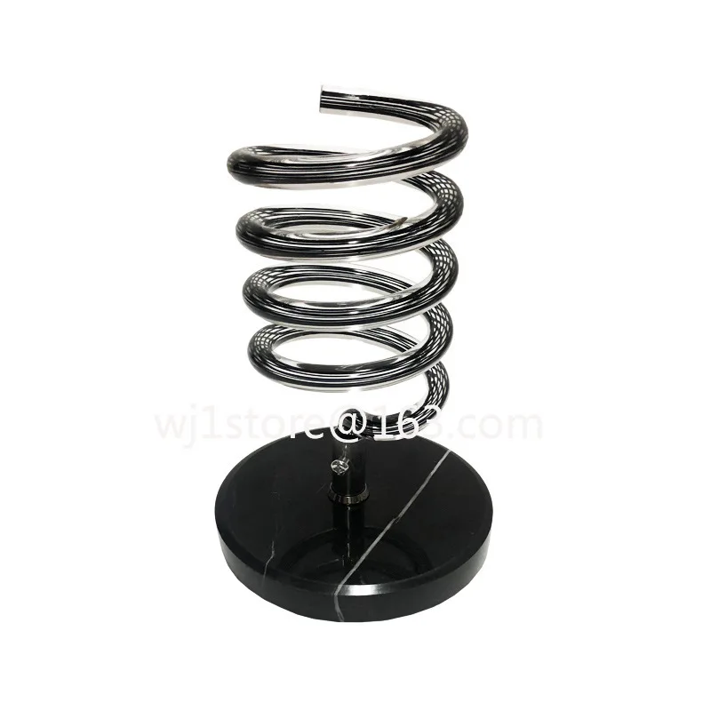 marble base Desktop hair dryer bracket Hair salon Barber shop Household non-punching storage hair dryer holder