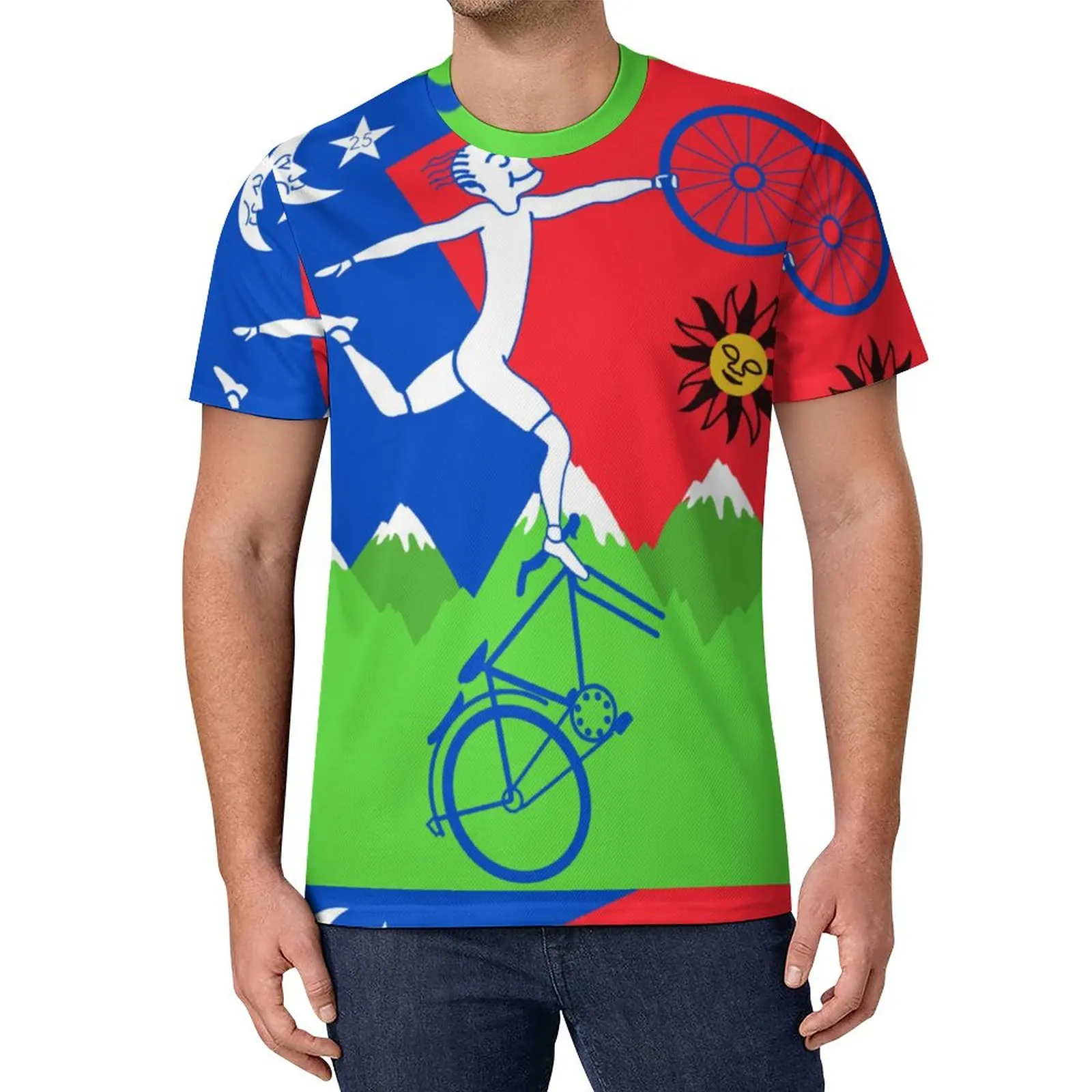 Albert Hoffman Bicycle Day T-Shirt 1943 Cycle Lsd Trip Acid Day Men Hippie T Shirts Summer Design Tees Short-Sleeve Funny Tops