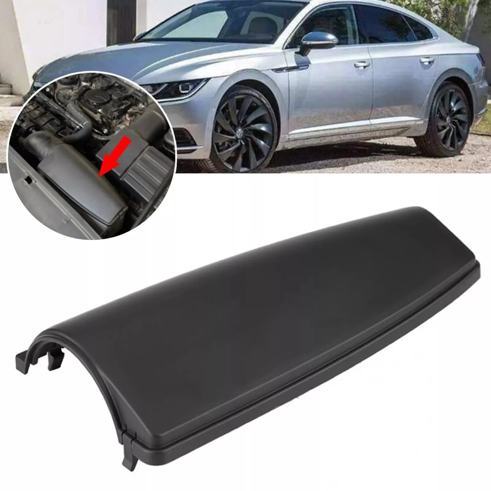 1PC Air Intake Duct Cover Lid For Audi A3 TT VW Jetta Golf Caddy Skoda 1K0805965J9B9 Durable Automotive Parts