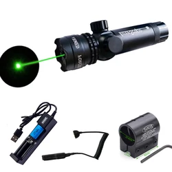 Green Laser Sight Hunting Laser Pointer Laser Pointer High-Power Powerful Outdoor Tactical Sight Adjustable Rifle Sight Ar15
