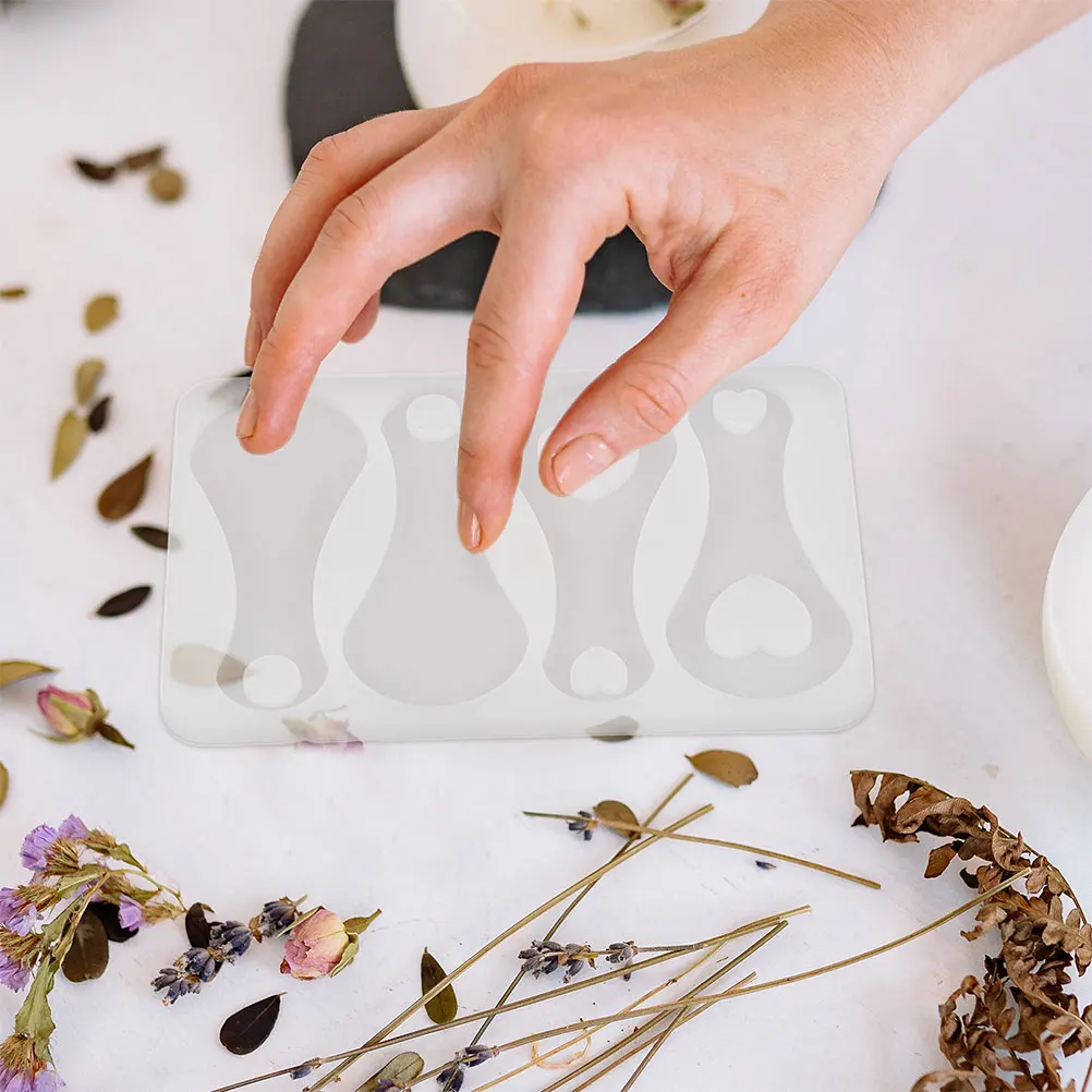 Molde de ficha de carrito de compras, adorno de llavero de fundición artesanal de silicona, suministros artesanales flexibles, accesorios para hacer joyas, 2 uds.