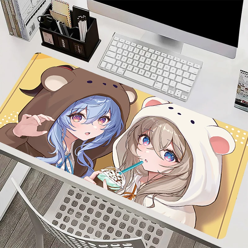 kawaii Mouse Pad H-honkai Star Rail Firefly Anime Extended Desk mat Gaming Accessories Gamer keyboard pad PC Computer Mousepad