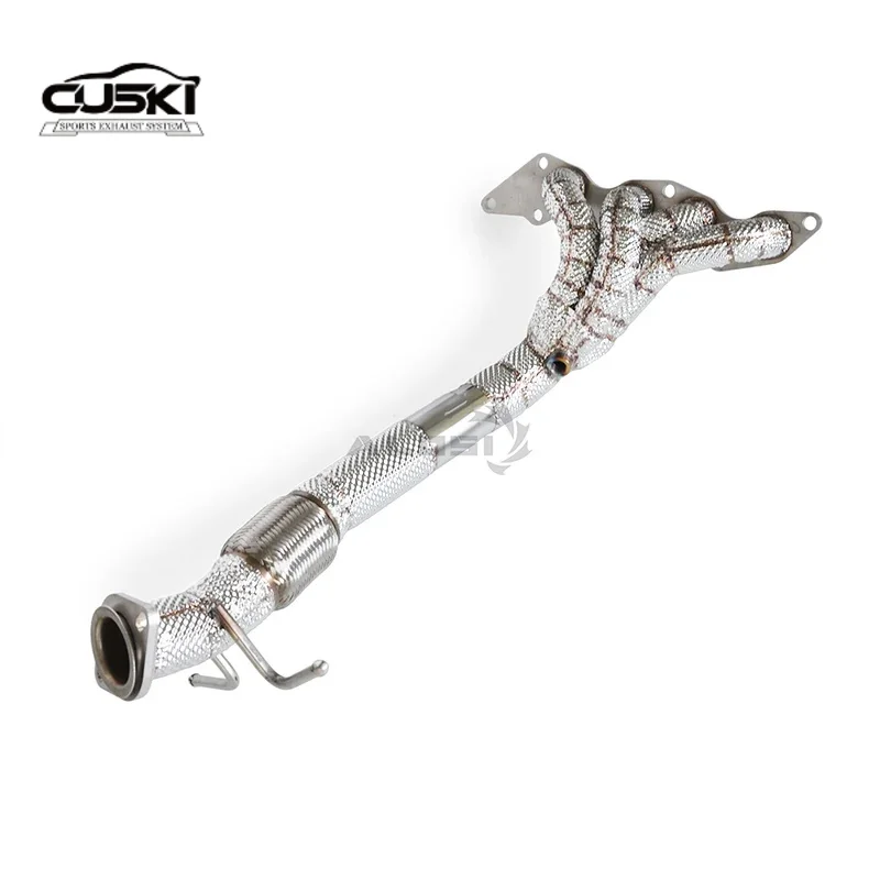 

Изолированный выпускной коллектор из нержавеющей стали, подходит для Ford Mazda 3 2.0 2008-2013, аксессуары для модернизации автомобильного выхлопного коллектора