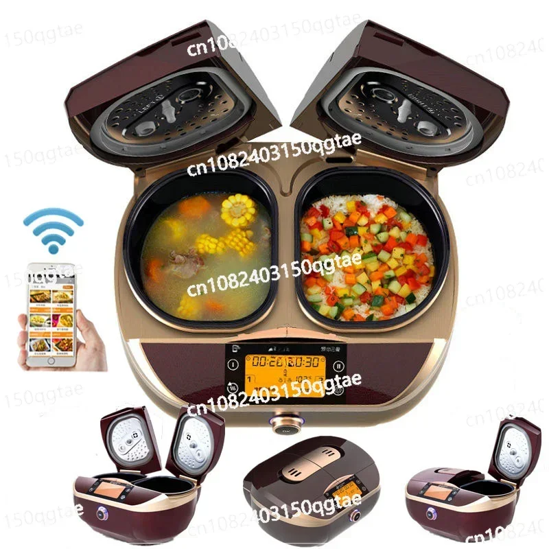 Intelligent Dual Door Household Dual Gallbladder Rice Cooker