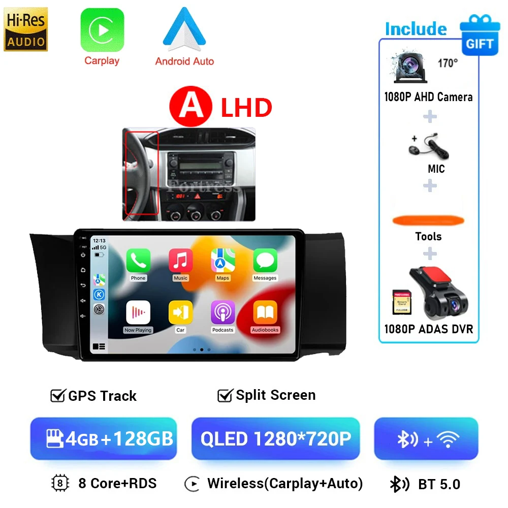 Android 16 Autoradio Voor Toyota GT86 GT 86 Subaru BRZ Scion FRS 2012 2013-2016 Multimedia Auto Stereo Video radio Carplay GPS