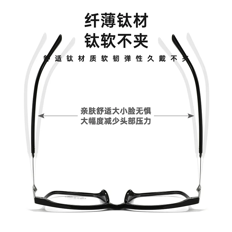 Logorela 6053 إطار نظارات من التيتانيوم للنساء والرجال وصفة طبية نظارات كلاسيكية نظارات دائرية لقصر النظر إطارات بصرية نظارات