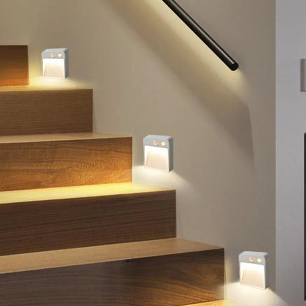 LED Night Light Motion Sensor Light For Home Bathroom Stair Hallway Wardrobe Cupboard Hallways Lighting