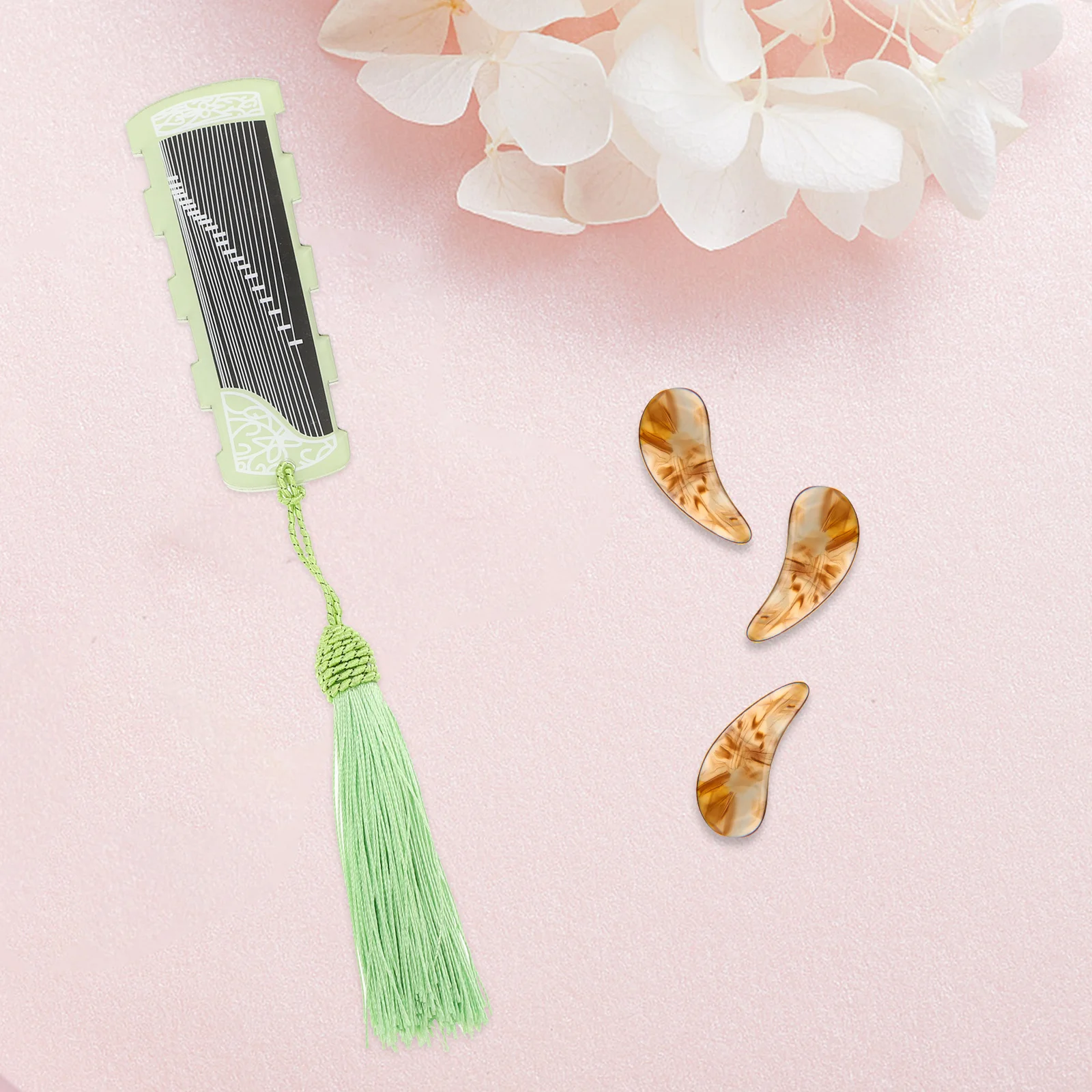 

1Set Guzheng Nail Pick Storage Board Acrylic Durable Storage Plate for Pipa Guitar Ukulele Banjo Mandolin Picks