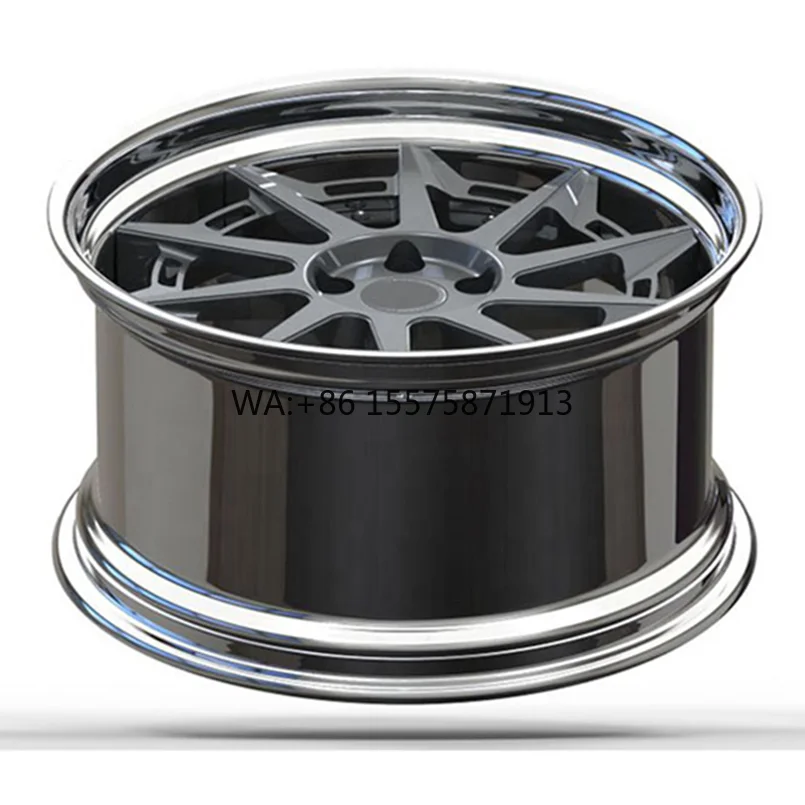 

Кованые автомобильные диски из алюминиевого сплава на заказ, 18-24 дюйма, высококачественные, составные, из 2 частей